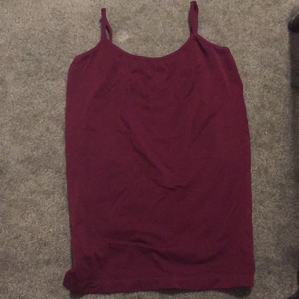Maroon tank top